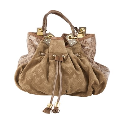 Lot 140 - Louis Vuitton Monogram Suede 'Irene Coco' Bag