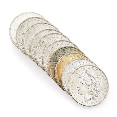 Lot 90 - United States Morgan Dollar Group