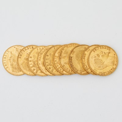 Lot 51 - France 20 Francs Group