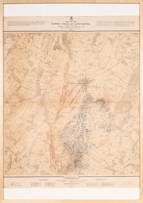 Lot 48 - Highly detailed maps depicting each day of the Battle of Gettysburg