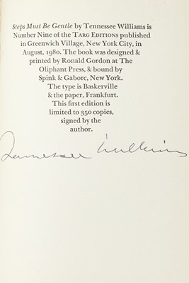 Lot 527 - Six volumes signed by Tennessee Williams