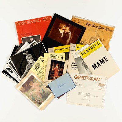 Lot 513 - A group of materials from the original production of Mame starring Angela Lansbury