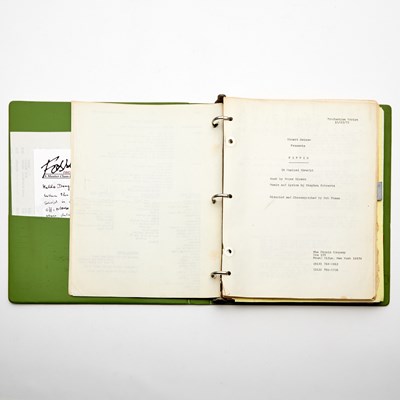 Lot 509 - The heavily annotated master script for the first Broadway production of Pippin