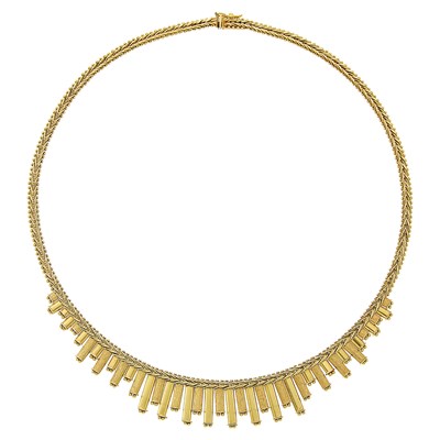 Lot 1060 - Gold Collar Necklace