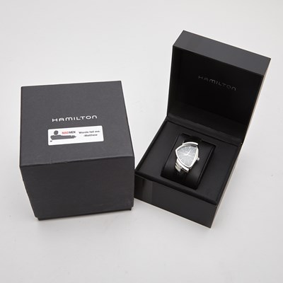 Lot 555 - A Men's Hamilton Ventura Quartz Watch presented to Bryan Batt by Matthew Weiner.