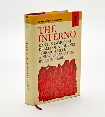 Lot 549 - A Mad Men Flask-Shaped Book Safe Made from Dante's Inferno