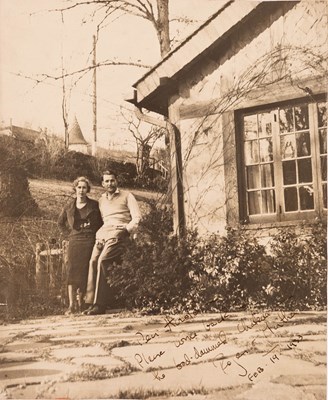 Lot 645 - A group of seven early large format photographs inscribed to Harold Arlen