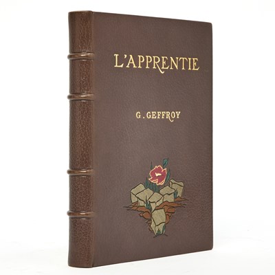Lot 200 - An illustrated copy of the critic Geffroy's novel, L'Apprenti, with added drawings