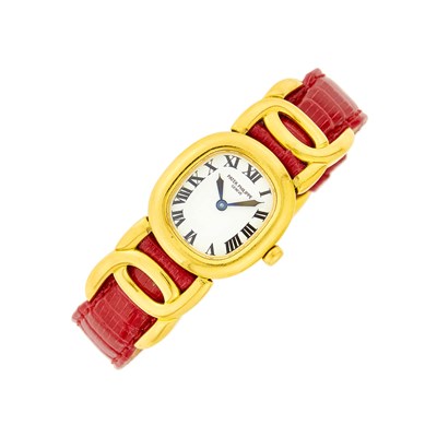 Lot 165 - Patek Philippe Gold 'Golden Ellipse' Wristwatch, Ref. 4830