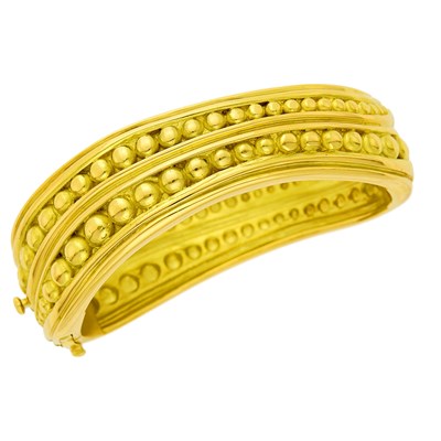 Lot 161 - Barry Kieselstein-Cord Gold Bangle Bracelet