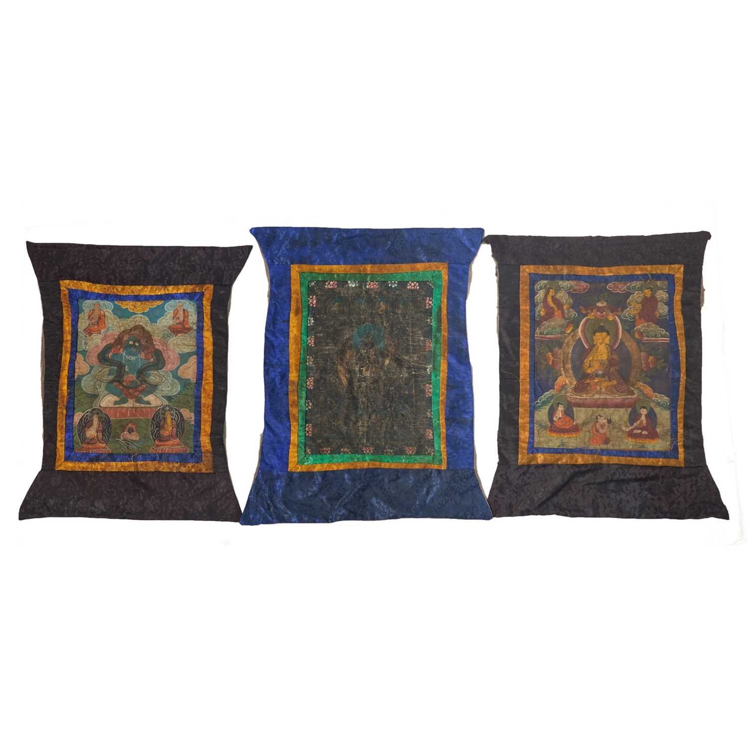 Lot 130 - Three Tibetan Thangkas