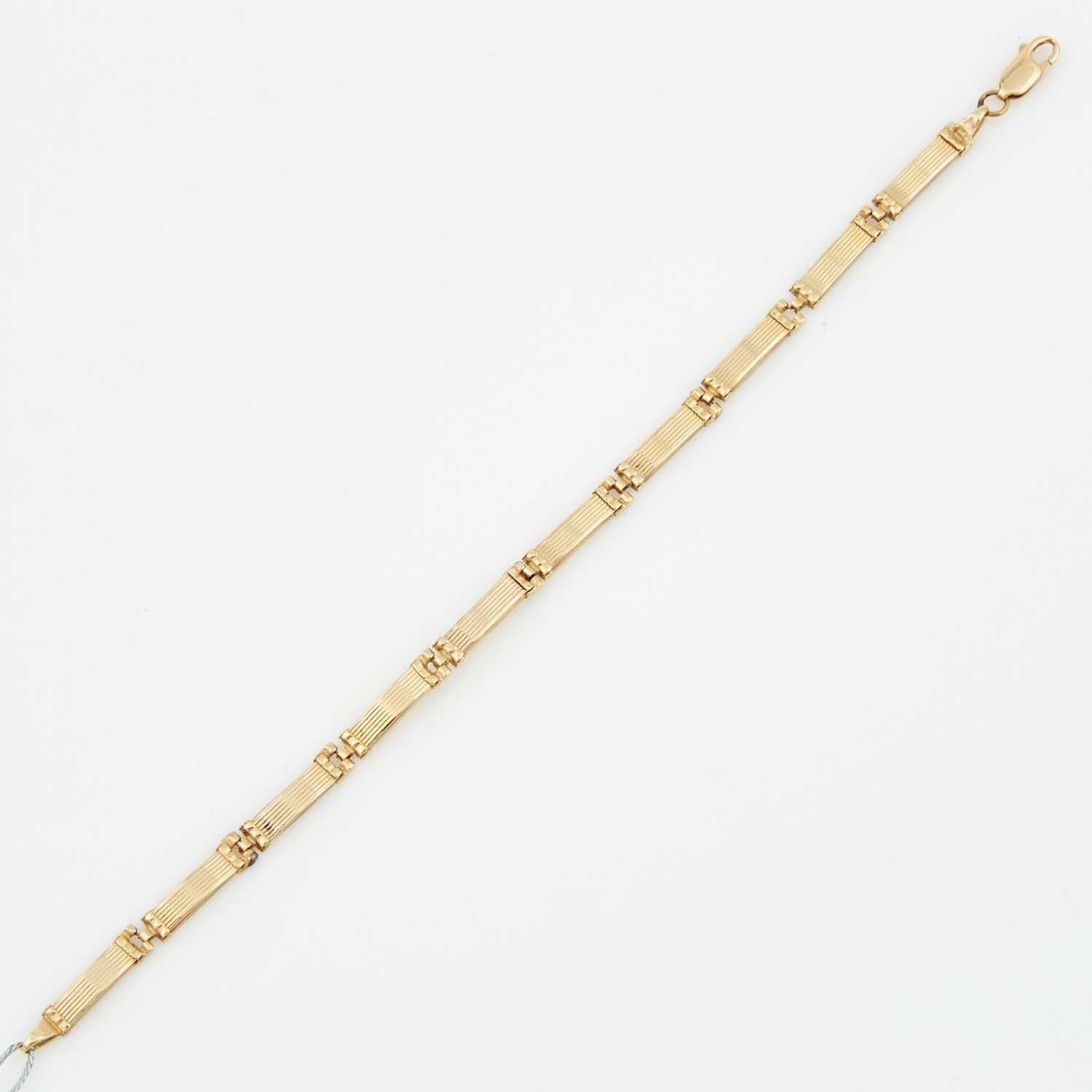 Lot 68 - Gold Flexible Bracelet, 14K 5 dwt.