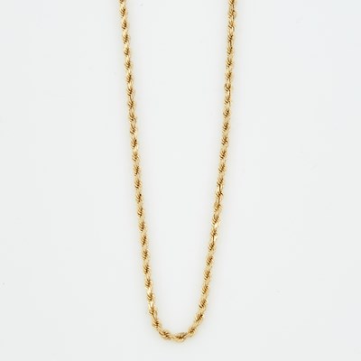 Lot 85 - Gold Neck Chain, 14K 7 dwt.