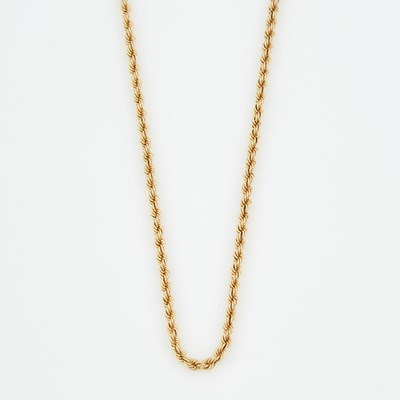 Lot 86 - Gold Neck Chain, 14K 6 dwt.