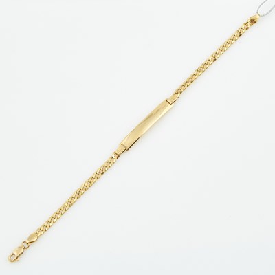 Lot 88 - Gold ID Bracelet, 14K 4 dwt.