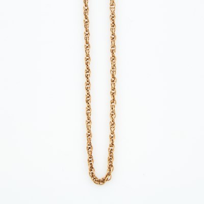 Lot 190 - Gold Neck Chain, 14K 2 dwt.