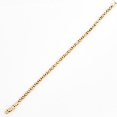 Lot 215 - Gold Flexible Bracelet, 14K 2 dwt.