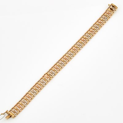 Lot 257 - Gold Flexible Bracelet, 14K 9 dwt.