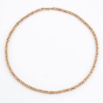 Lot 482 - Gold Neck Chain, 14K 22 dwt.