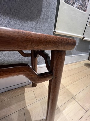 Lot 141 - A Chinese Huanghuali Bench