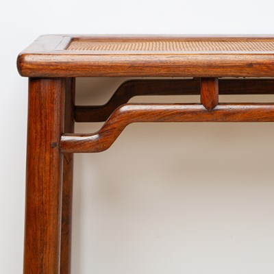 Lot 141 - A Chinese Huanghuali Bench