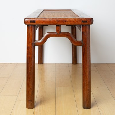 Lot 141 - A Chinese Huanghuali Bench