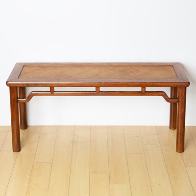 Lot 141 - A Chinese Huanghuali Bench