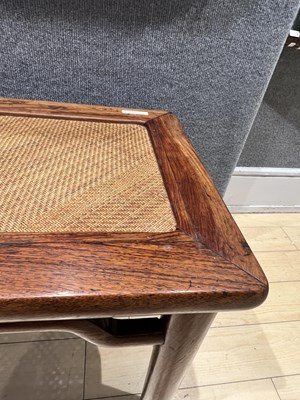 Lot 141 - A Chinese Huanghuali Bench