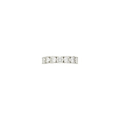 Lot 52 - Platinum and Diamond Band Ring