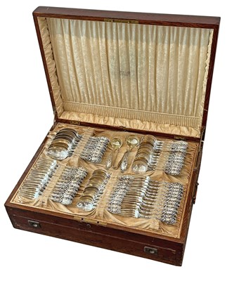 Lot 1176 - Gorham Sterling Silver "Virginiana" Pattern Flatware Service