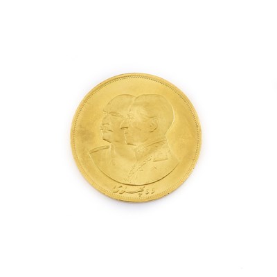 Lot 29 - Iran 10 Pahlavi Gold SH 2535 (1976) Fr. 110 KM 1210