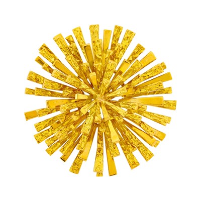 Lot 47 - Tiffany & Co. Gold Spray Pendant-Brooch