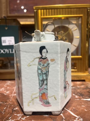 Lot 127 - A Group Five Chinese Enameled Porcelain Teapots