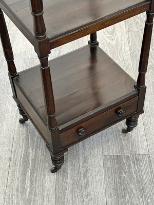 Lot 1057 - Regency Rosewood Three-tier Etagere