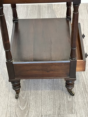 Lot 1057 - Regency Rosewood Three-tier Etagere