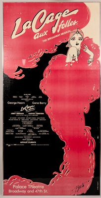Lot 250 - A very large La Cage Aux Folles two-sheet subway poster