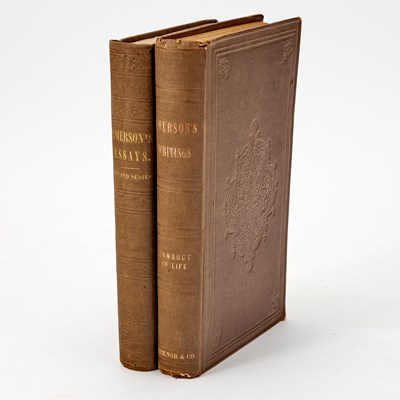 Lot 136 - A family association copy of Emerson's Essays, Second Series