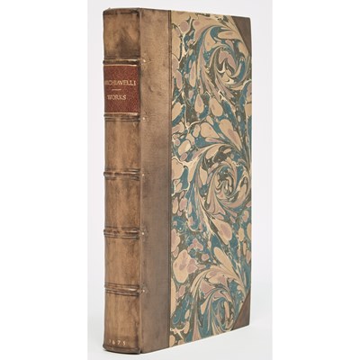 Lot 93 - The 1675 English translation of the works of Machiavelli