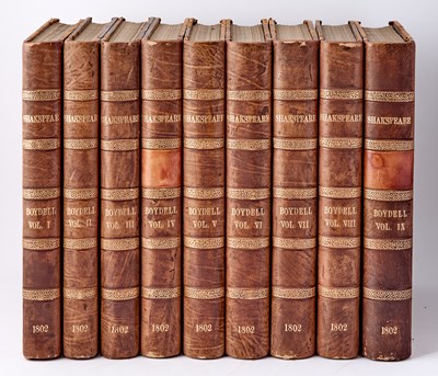 Lot 110 - Boydell's great Shakespeare in nine volumes