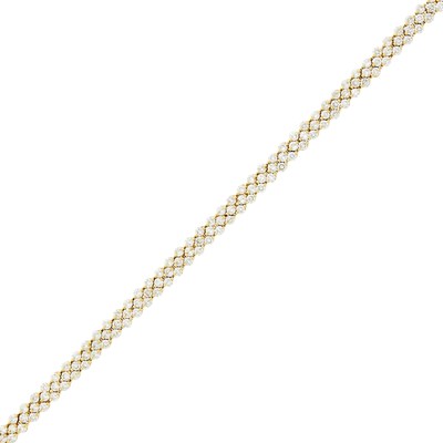 Lot 120 - Gold and Diamond Bracelet