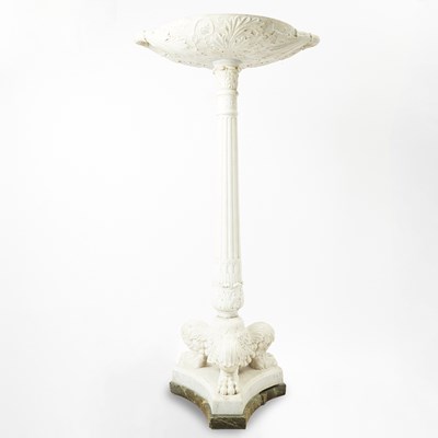 Lot 575 - Italian Grand Tour Carved Marble Twin-Handled Athenienne