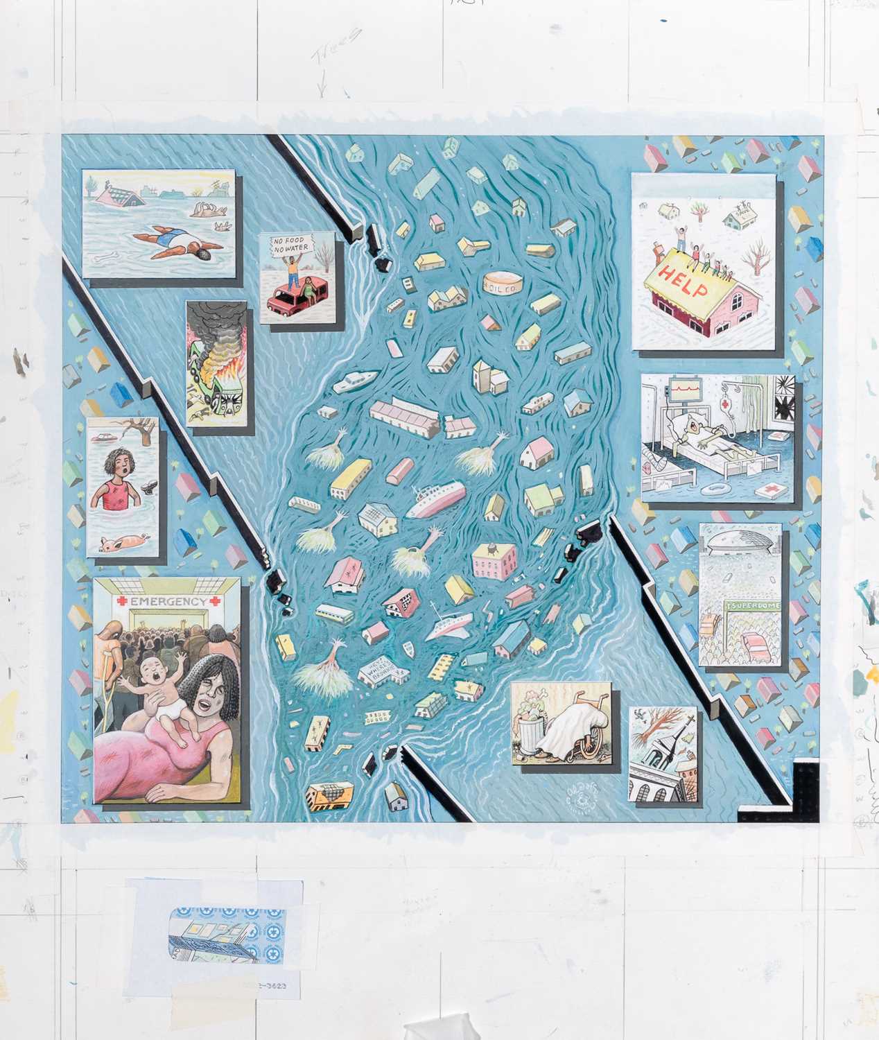 Lot 311 - MAD Fold-In - "What was President Bush most upset to see destroyed by Hurricane Katrina?"