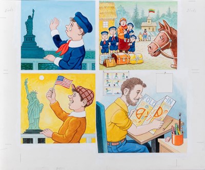 Lot 411 - Cover Art for "Al Jaffee's Mad Life," the Biography by Mary-Lou Weisman