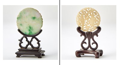 Lot 31 - Two Chinese Jade Carving of Pendants