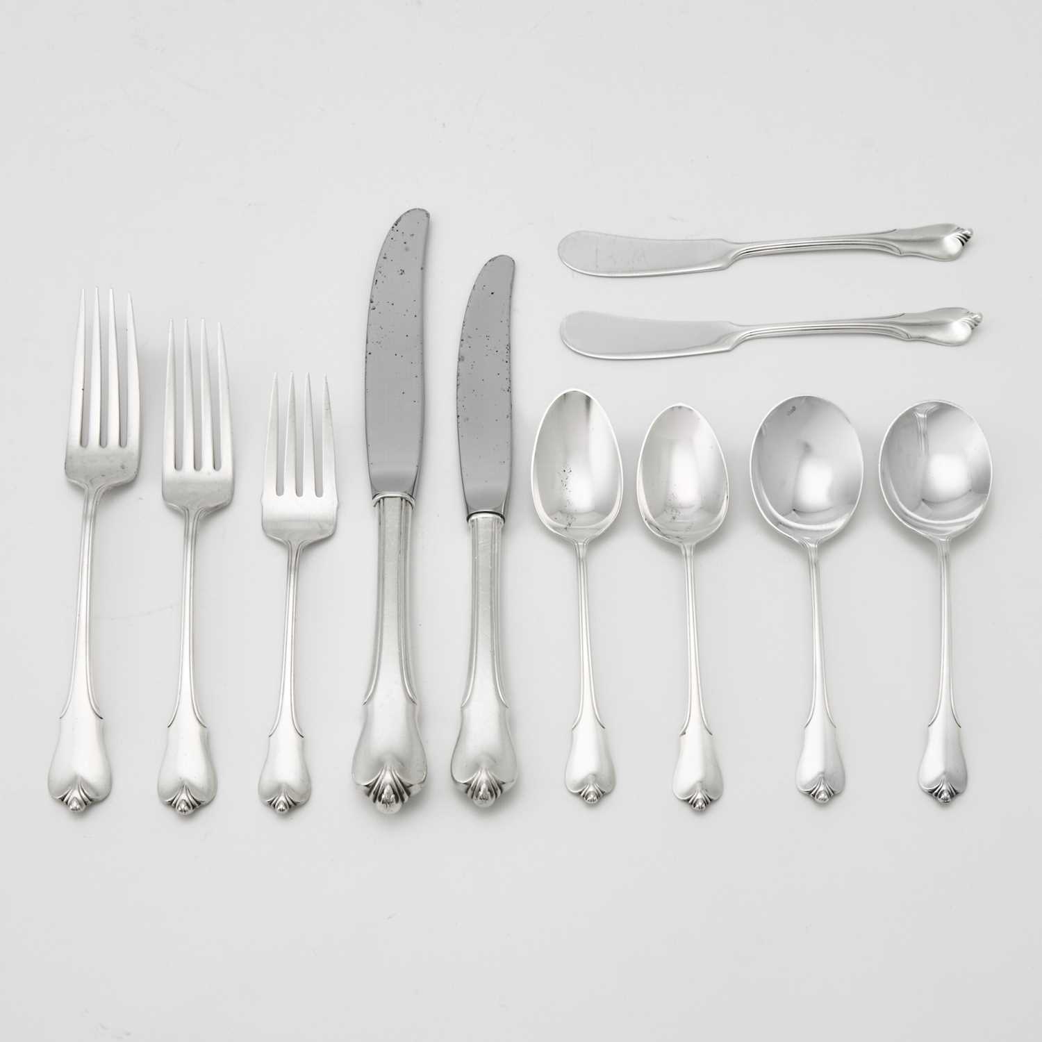 Lot 71 - Wallace Sterling Silver 'Grand Colonial' Pattern Partial Flatware Service