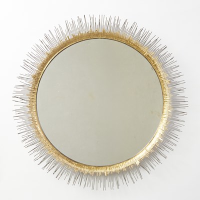 Lot 733 - Brass Sunburst Mirror