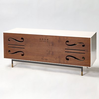 Lot 752 - Lacquer and Wood Lake Credenza by Tyler Hays for BDDW