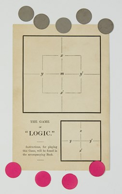 Lot 267 - Lewis Carroll's unusual Game of Logic with the inserted game board and pieces