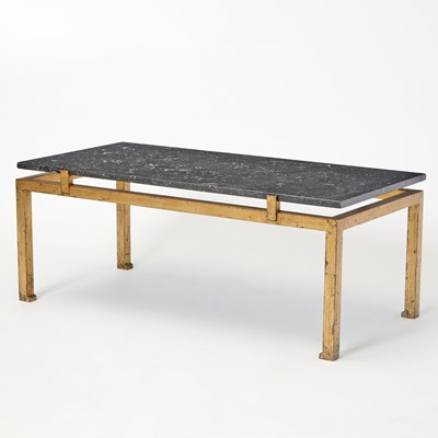 Lot 172 - Gilt-Iron and Marble Low Table