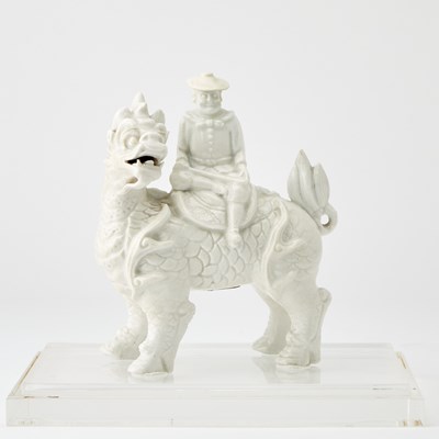 Lot 117 - Chinese Blanc de Chine Porcelain Figure Group